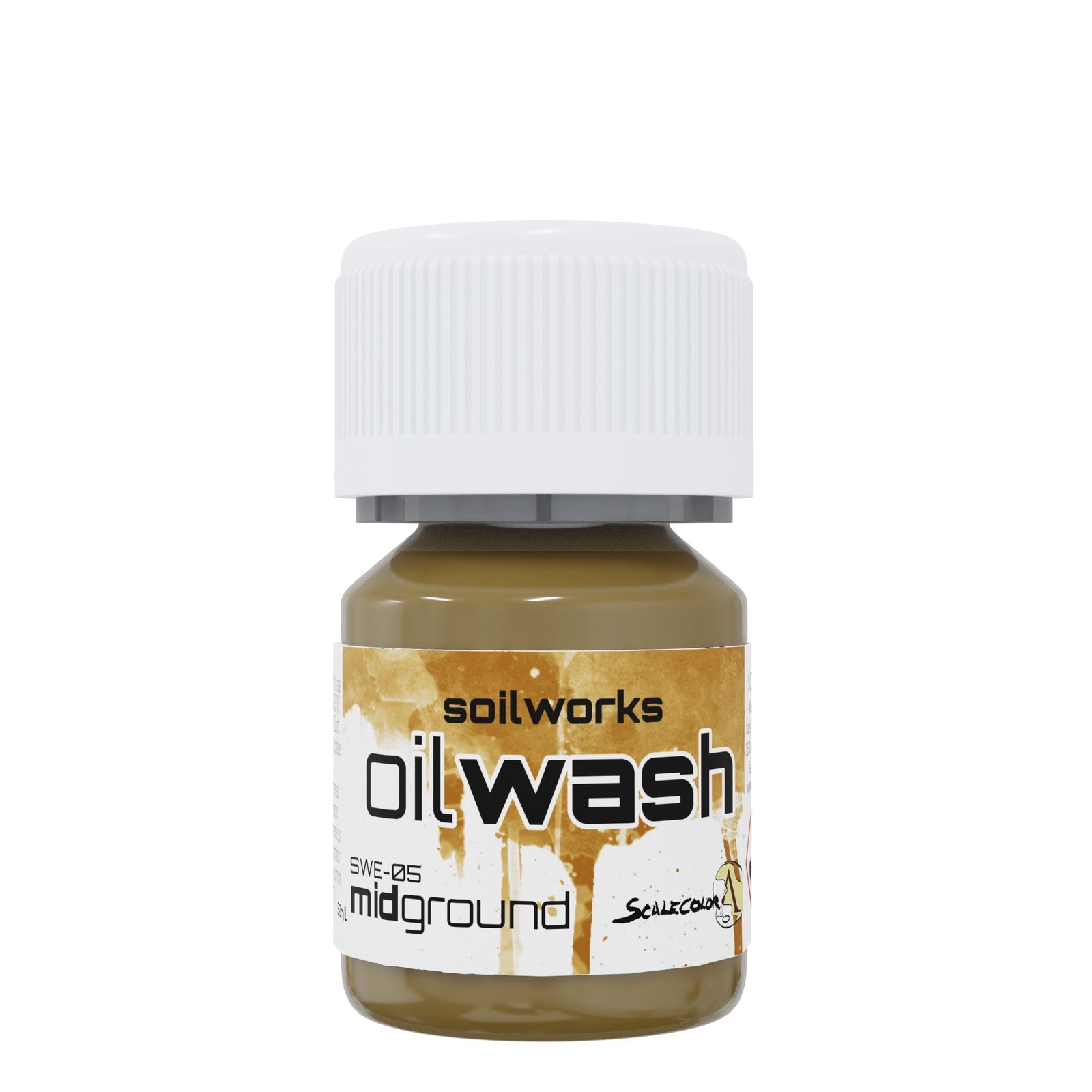 Scale 75 Soilworks Oil Wash 30ml - Mid Ground - Good Games