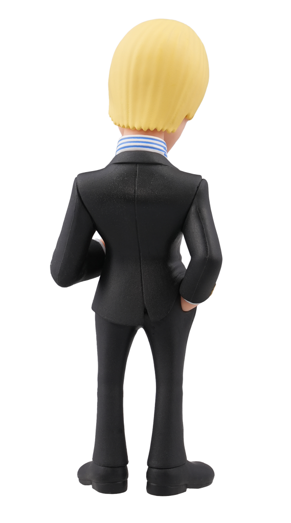 Rear view showing Sanji’s suit and pose detail