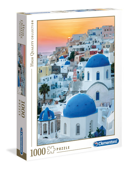 Clementoni - Santorini 1000 Piece Jigsaw (Sq Box) - Good Games