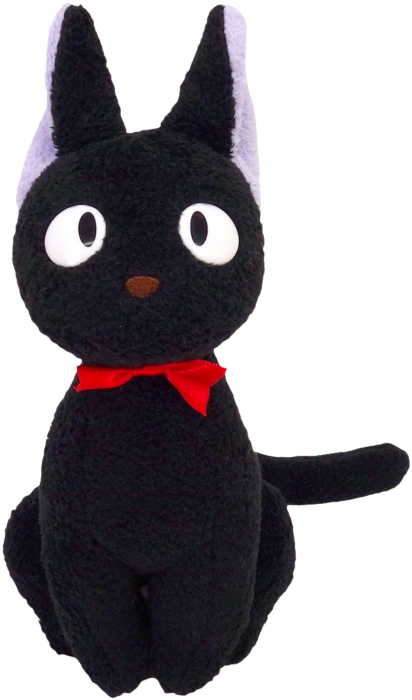 Studio Ghibli Plush: Kikis Delivery Service - Jiji (Sitting Ver.)