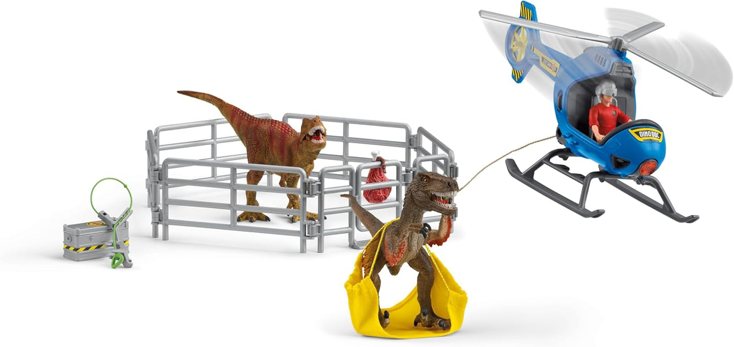 Schleich - Dino Helicopter Rescue