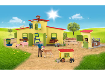 Schleich - Farm Chicken & Horse Bundle Set