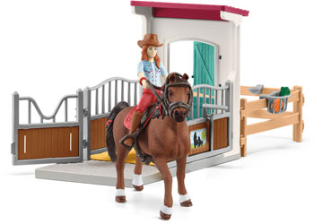 Schleich - Horse Box with Hannah & Cayenne
