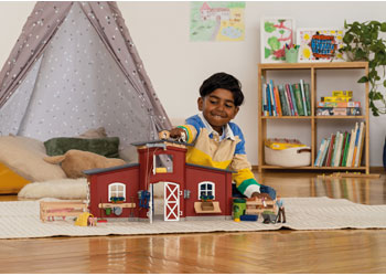 Schleich - Red Barn with Animals & Accessories