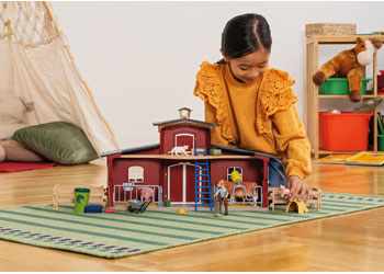 Schleich - Red Barn with Animals & Accessories