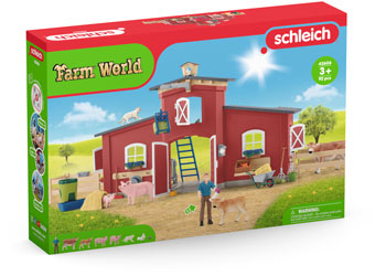 Schleich - Red Barn with Animals & Accessories