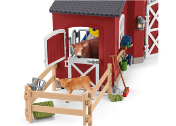Schleich - Red Barn with Animals & Accessories