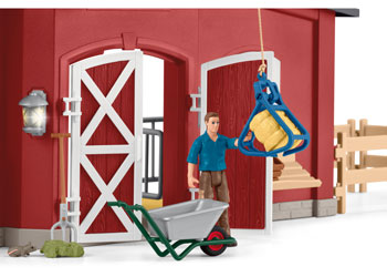 Schleich - Red Barn with Animals & Accessories