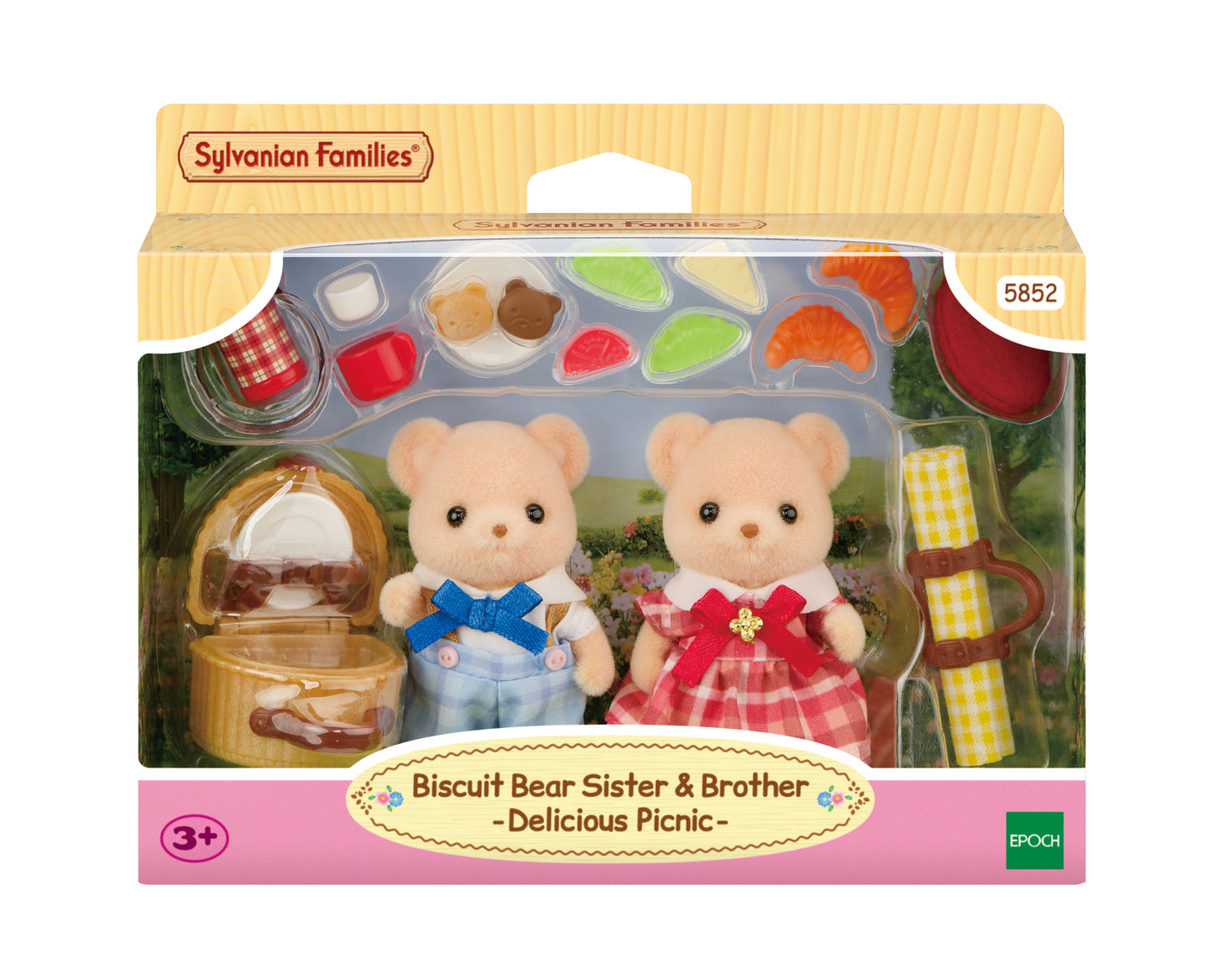 Sylvanian Families - Biscuit Bear Sister & Brother