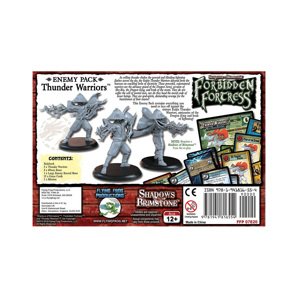 Shadows of Brimstone: Raijin Thunder Warriors Enemy Pack - Good Games