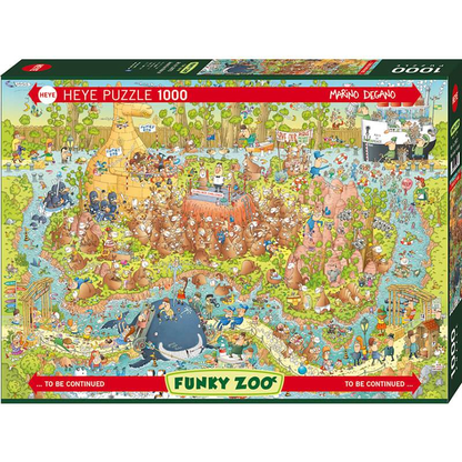 Heye - Funky Zoo, Austrlian Habitations 1000 puzzle - Good Games