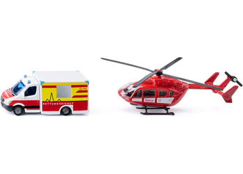 Siku - Mercedes-Benz Ambulance & Helicopter