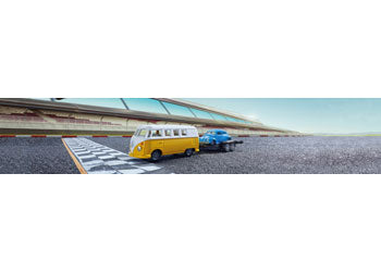 Siku - VW T1 with Trailer & Beetle
