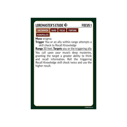 Paizo Pathfinder: Focus Spell Cards - Good Games