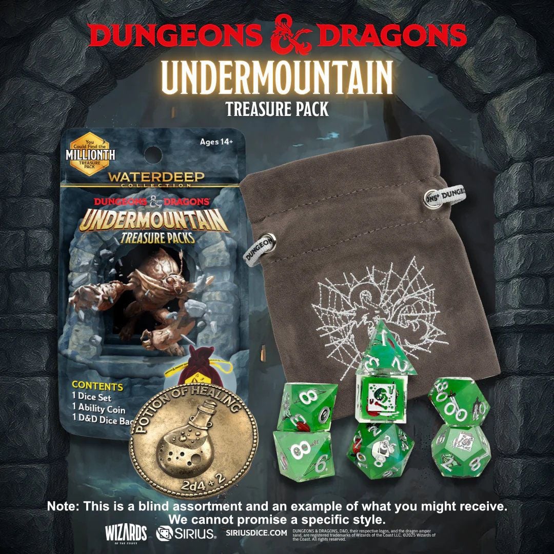 Sirius Dice - D&D Undermountain Treasure Packs Blind Box