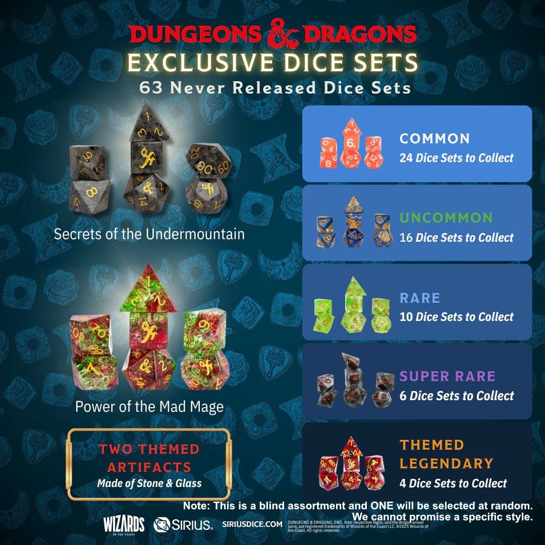 Sirius Dice - D&D Undermountain Treasure Packs Blind Box