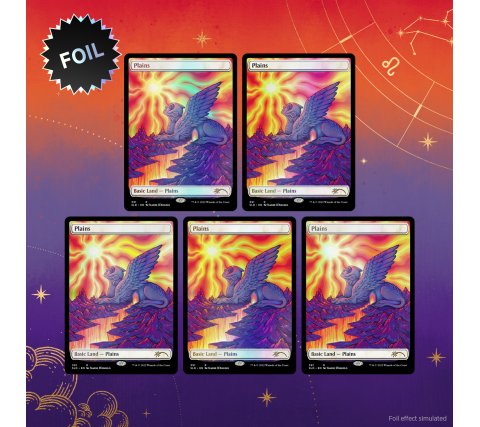 Magic: The Gathering - Secret Lair - The Astrology Lands: Leo - Traditional Foil Edition - Good Games
