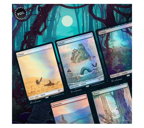 Magic: The Gathering - Secret Lair - Special Guest: Kozyndan: The Lands Foil Edition