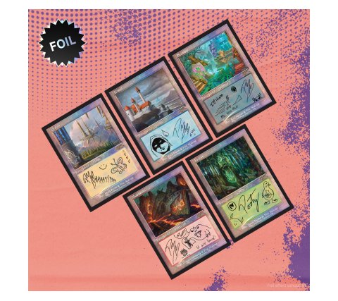 Magic: The Gathering - Secret Lair - Post Malone: The Lands - Traditional Foil Edition