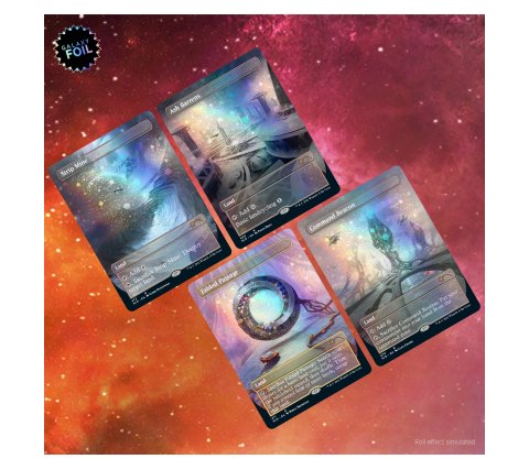 Magic: The Gathering - Secret Lair - Totally Spaced Out - Galaxy Foil Edition