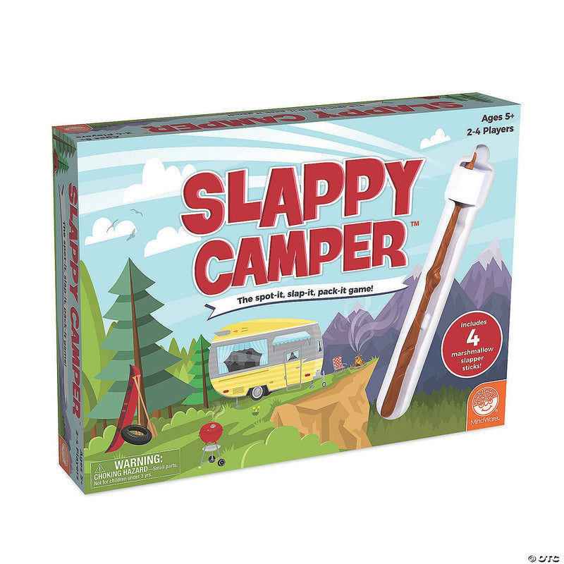 MindWare Slappy Camper game box with sticks