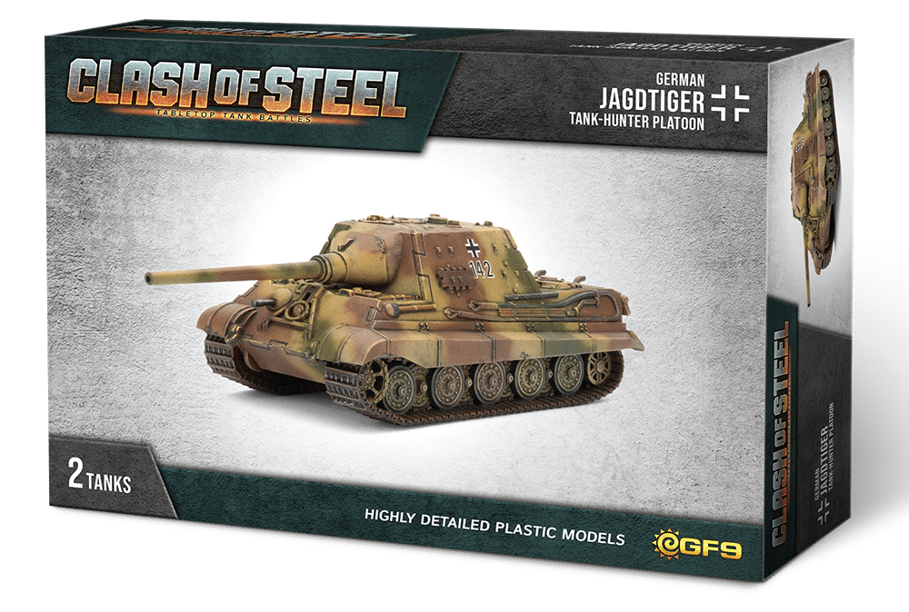 Clash of Steel: Jagdtiger Tank-Hunter Platoon Miniature - Good Games