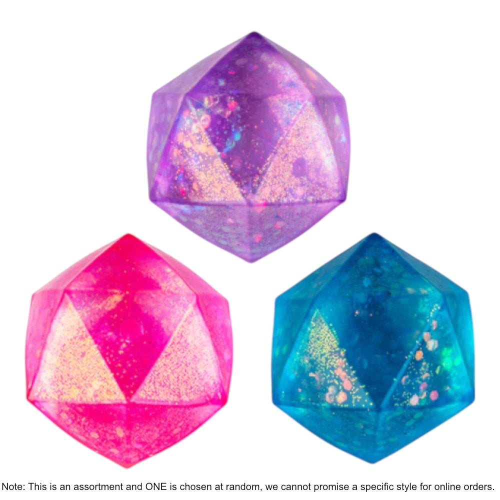 Super Squeeze Polyhedron Sparkling Glitter - Good Games