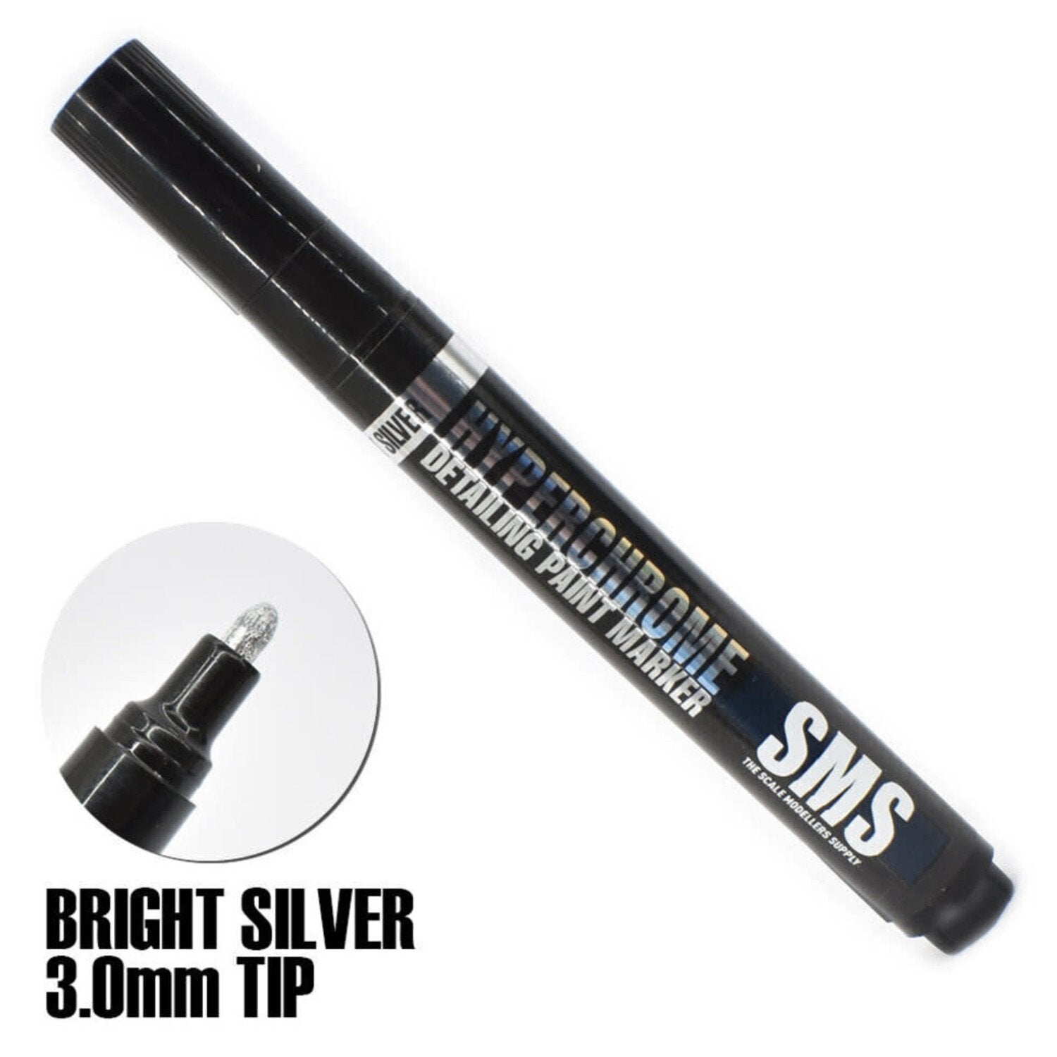 SMS Hyperchrome Marker (bright Silver) 3mm - Good Games
