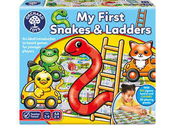 Orchard Toys - My First Snakes And Ladders - Good Games