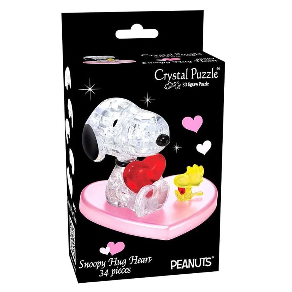 3D Snoopy Hug Crystal Puzzle - Good Games
