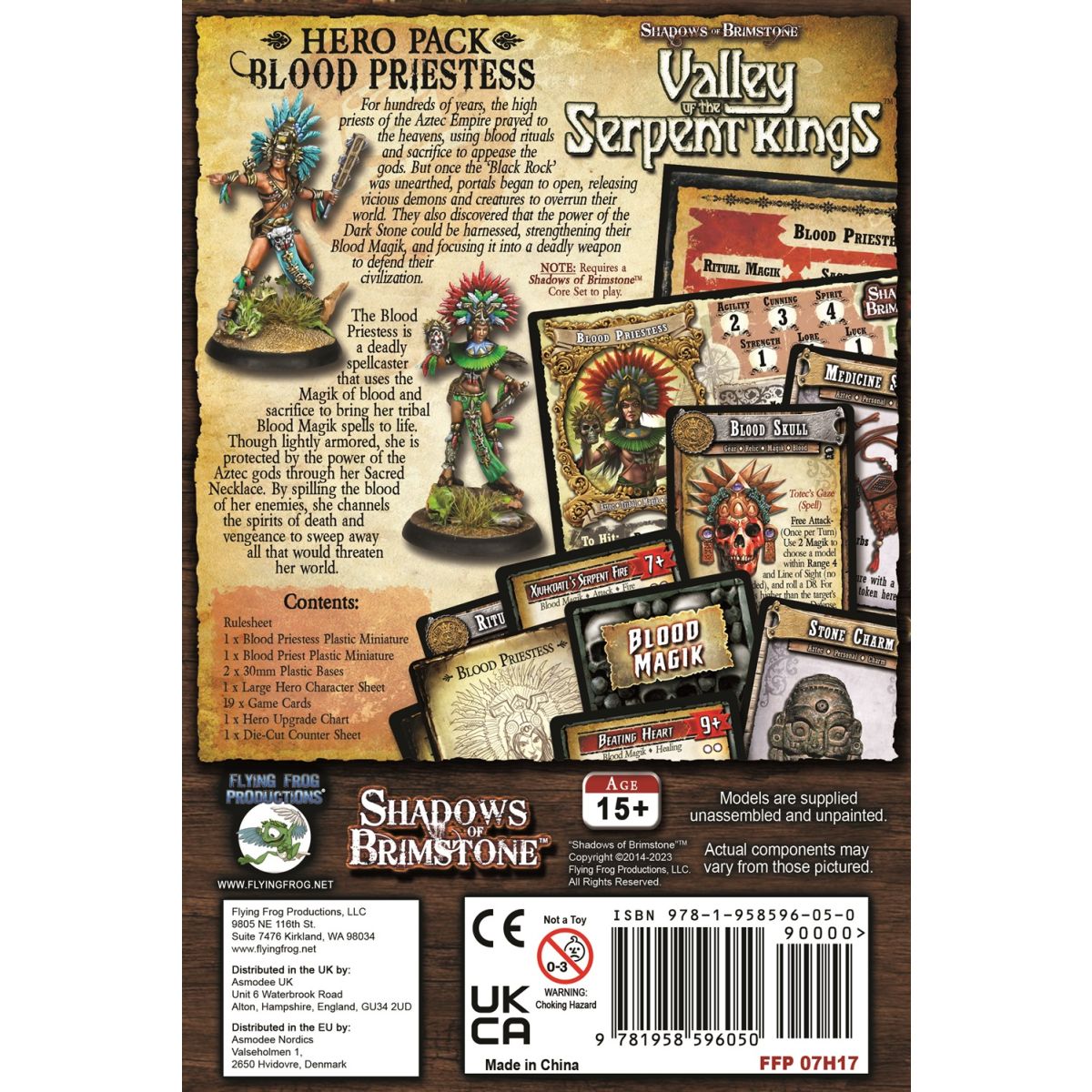 Shadows of Brimstone - Hero Pack - Blood Priestess - Good Games