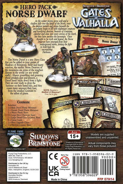 Shadows of Brimstone - Hero Pack - Norse Dwarf - Good Games