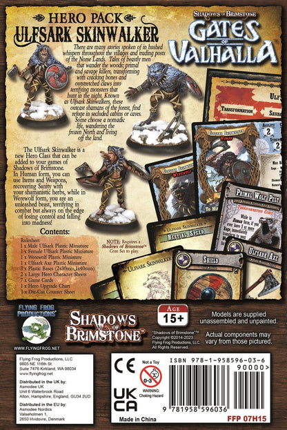 Shadows of Brimstone - Hero Pack - Ulfsark Skinwalker - Good Games
