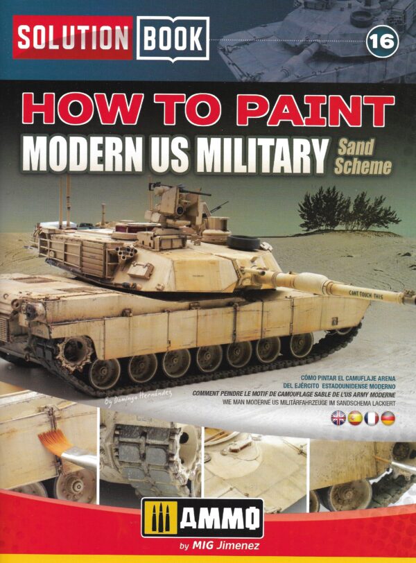 Ammo by MIG - Book - How To Paint Modern Us Military Sand Scheme Solution Book 16 - Good Games