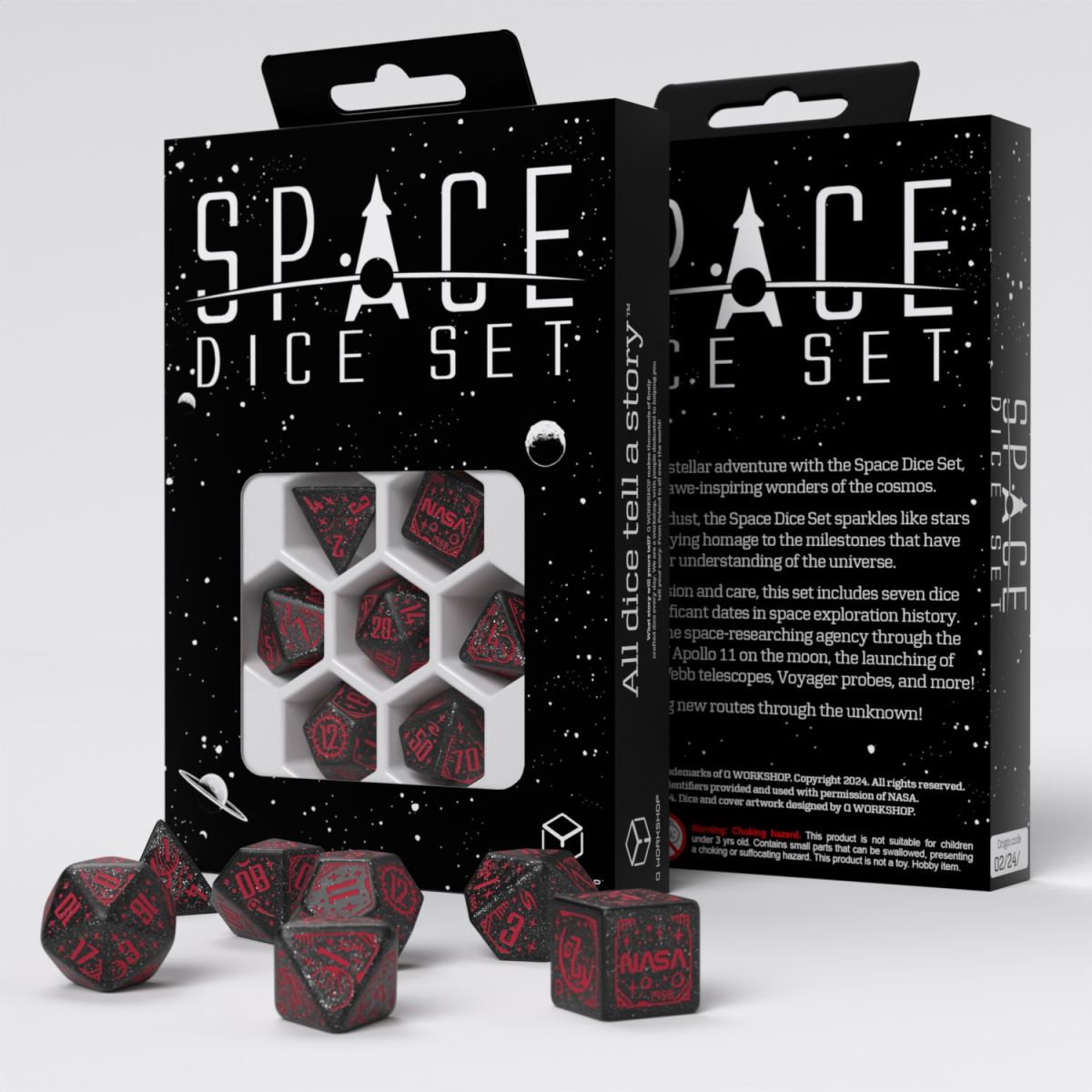 Q Workshop - Space Voyager Dice Set - Good Games