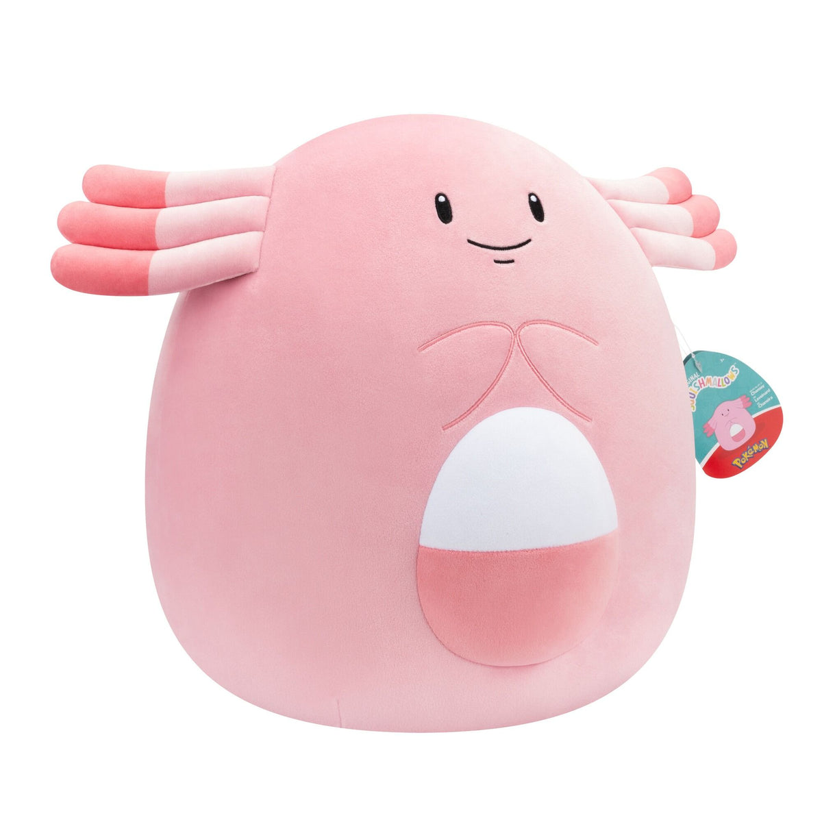 Squishmallows Pokemon Chansey 14 inch plush side view
