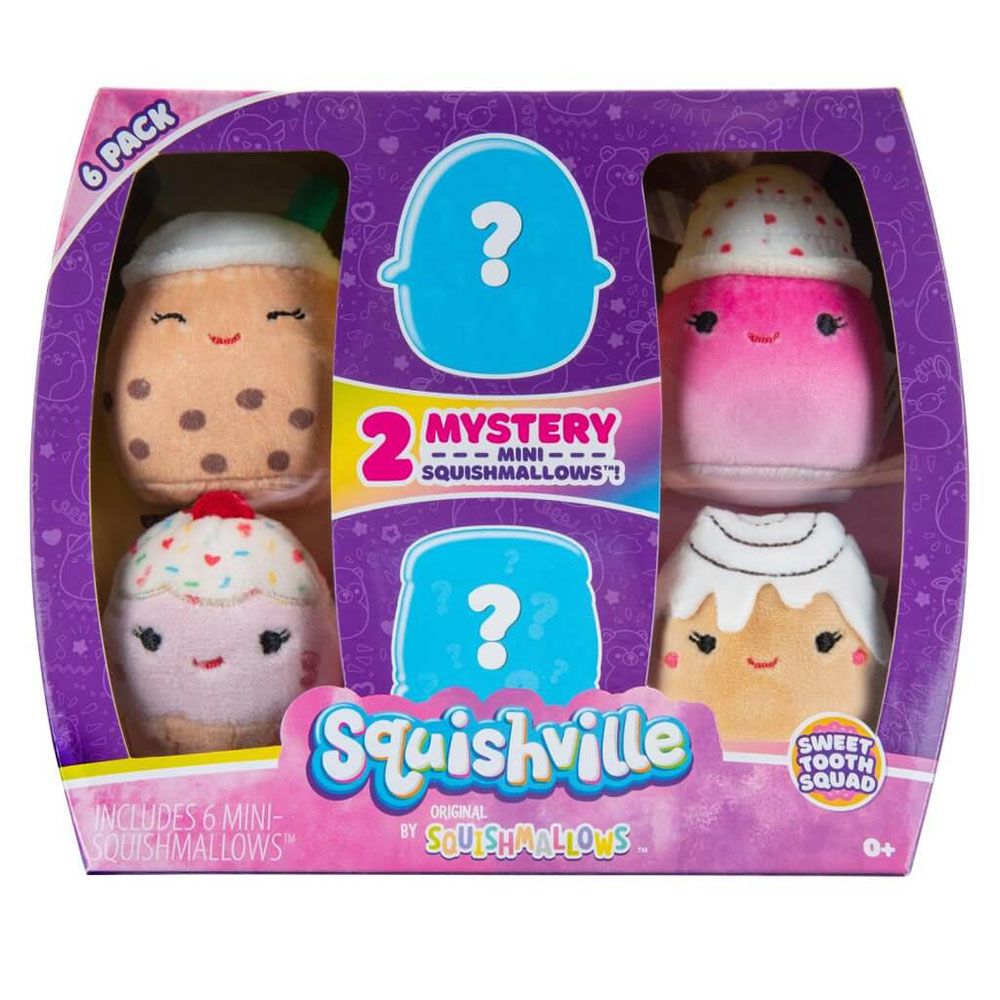 Squishville Mini Squishmallow 6 Pack - Sweet Tooth Squad