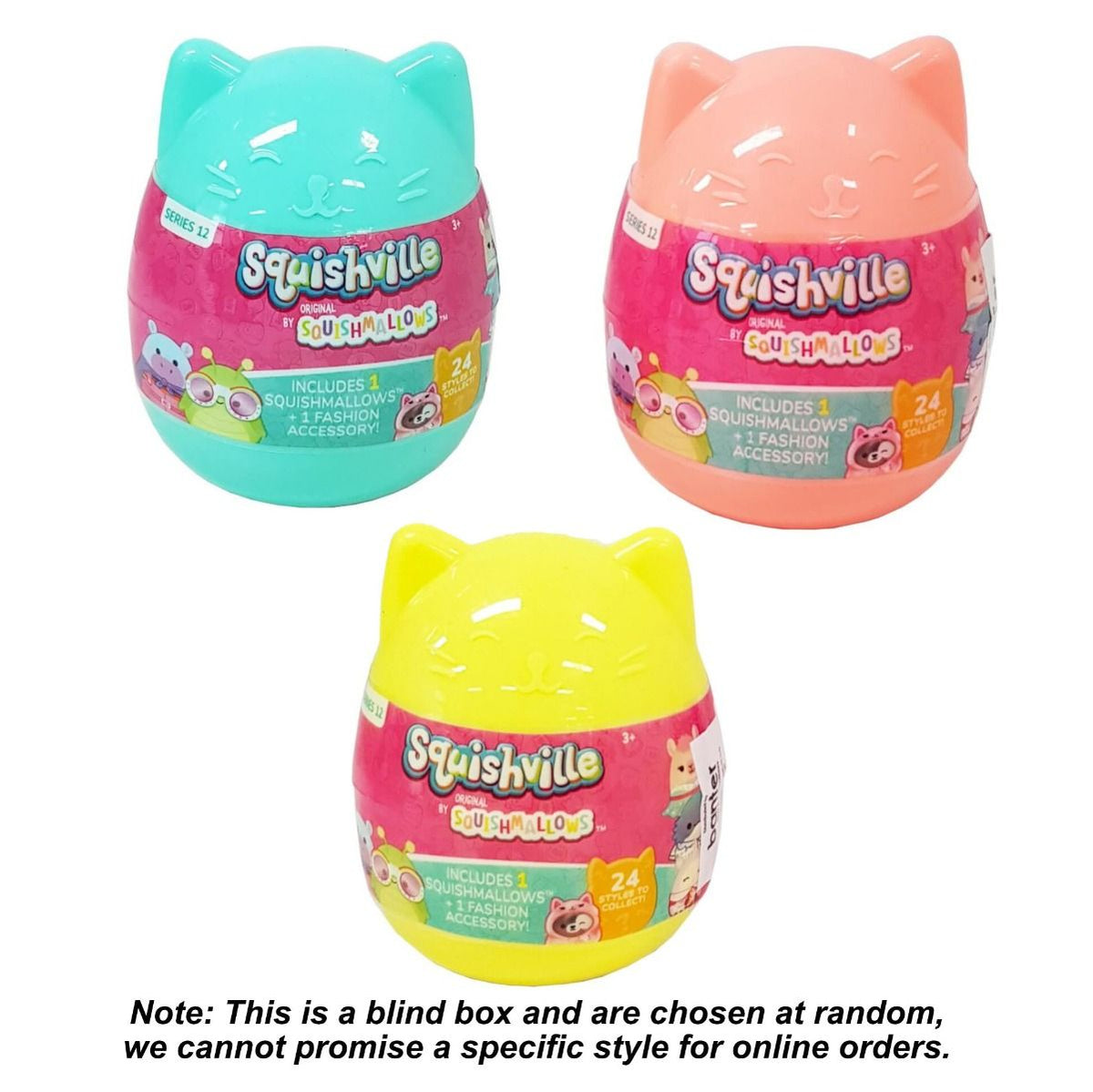 Squishville Mystery Mini Plush Squishmallow W12 - Asst