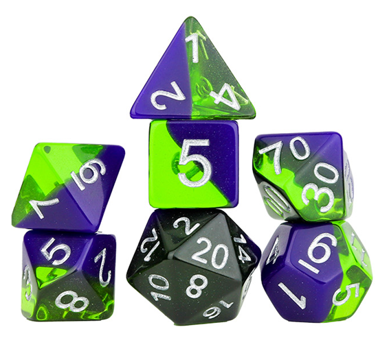Sirius Dice - RPG Dice Set - Sea Glass