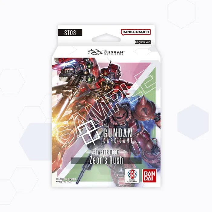 Gundam Card Game Zeons Rush [ST03] Starter Deck - Good Games