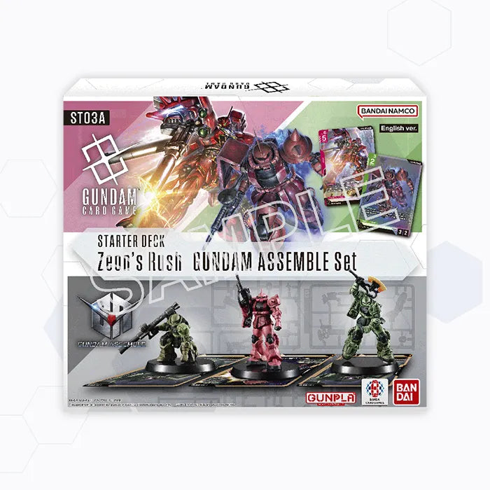 Gundam Card Game Zeons Rush [ST03A] Assemble Starter Deck (Preorder) - Good Games