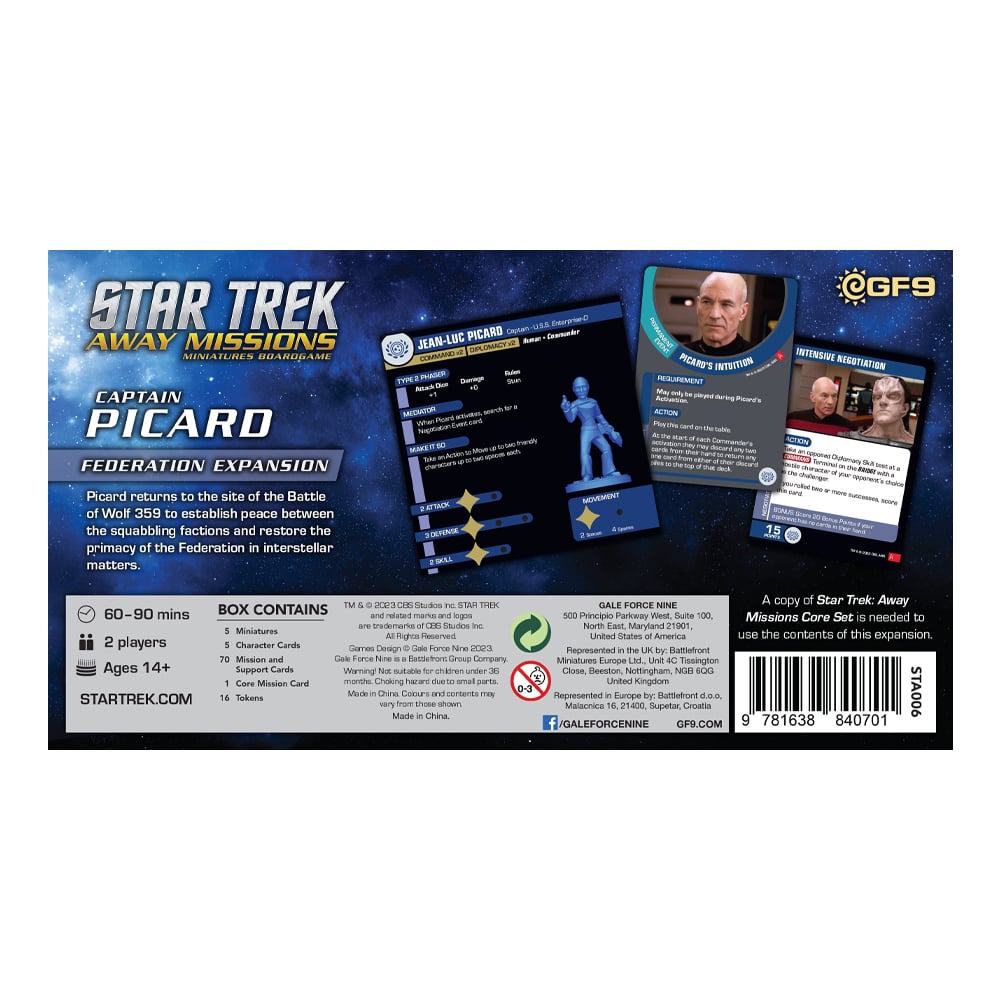 Star Trek: Away Missions - Captain Picard: Federation Expansion - Good Games