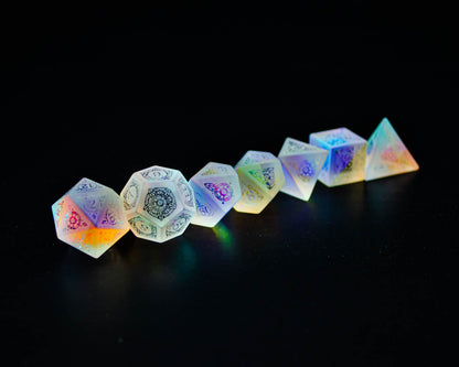 Level Up Dice - Chip Holographic Glass - Good Games