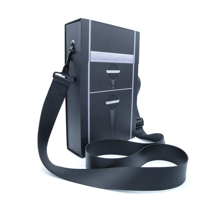 Black Star Trek Adventures RPG - Tricorder Collector's Box Set with a shoulder strap and two stylized microphone designs