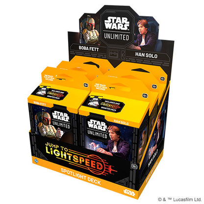 Fantasy Flight Games Star Wars Unlimited - Jump to Lightspeed Spotlight Deck Display