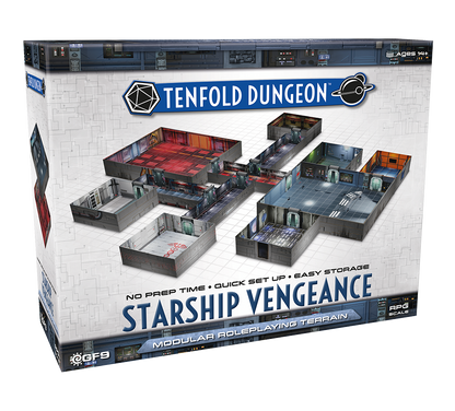 Tenfold Dungeon Starship Vengeance Modular Terrain Set - Good Games