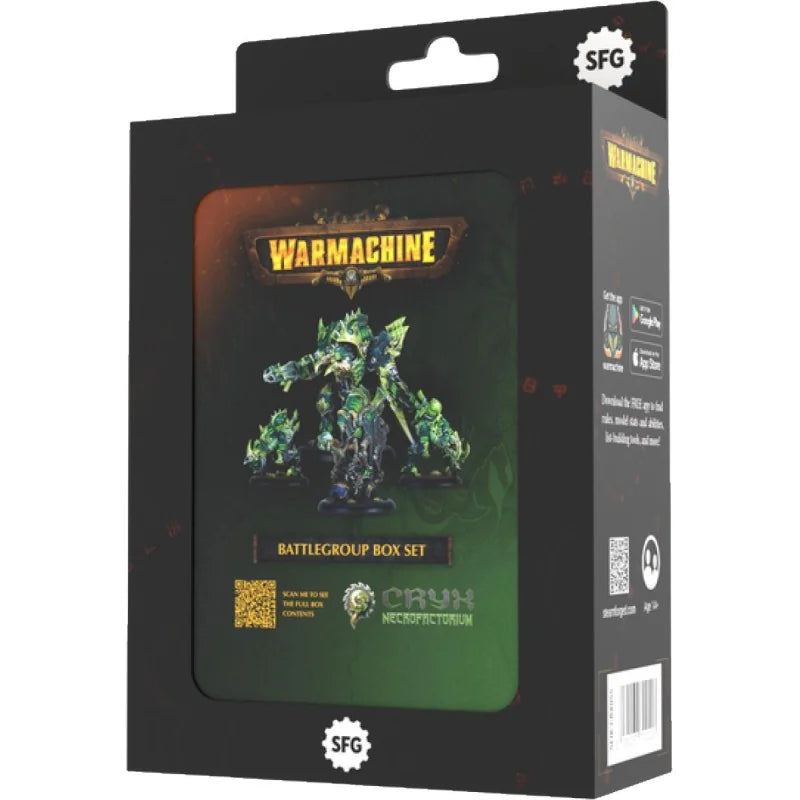 Steamforged Games Warmachine Cryx Necrofactorium Battlegroup Box - Good Games