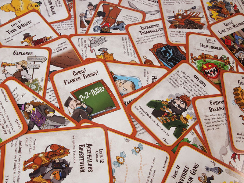 Munchkin Steampunk Doors card deck preview