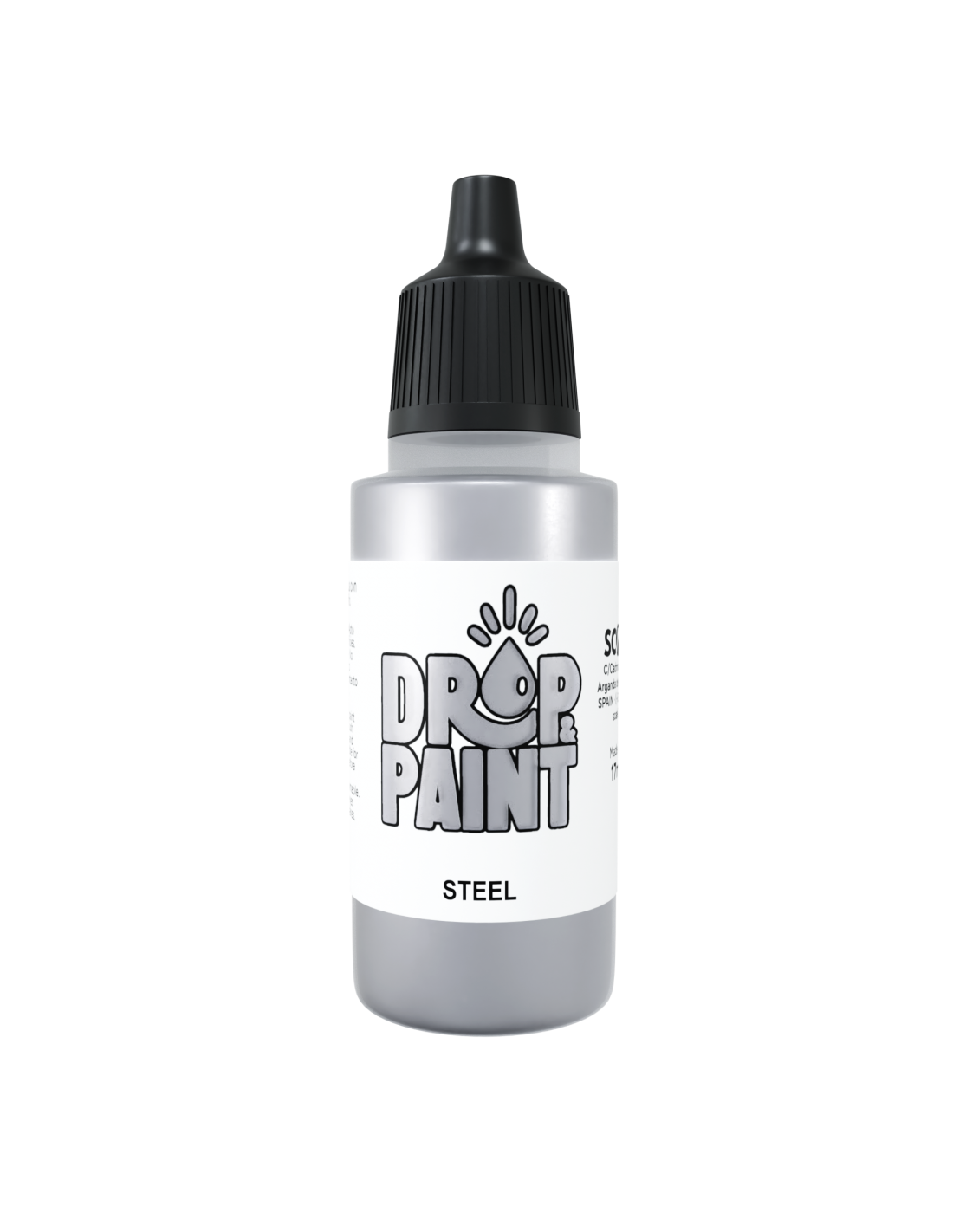 Scale 75 Drop and Paint 17ml - Steel - Good Games
