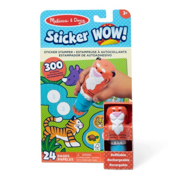 Melissa & Doug - Sticker WOW! Activity Pad Set - Tiger - Good Games